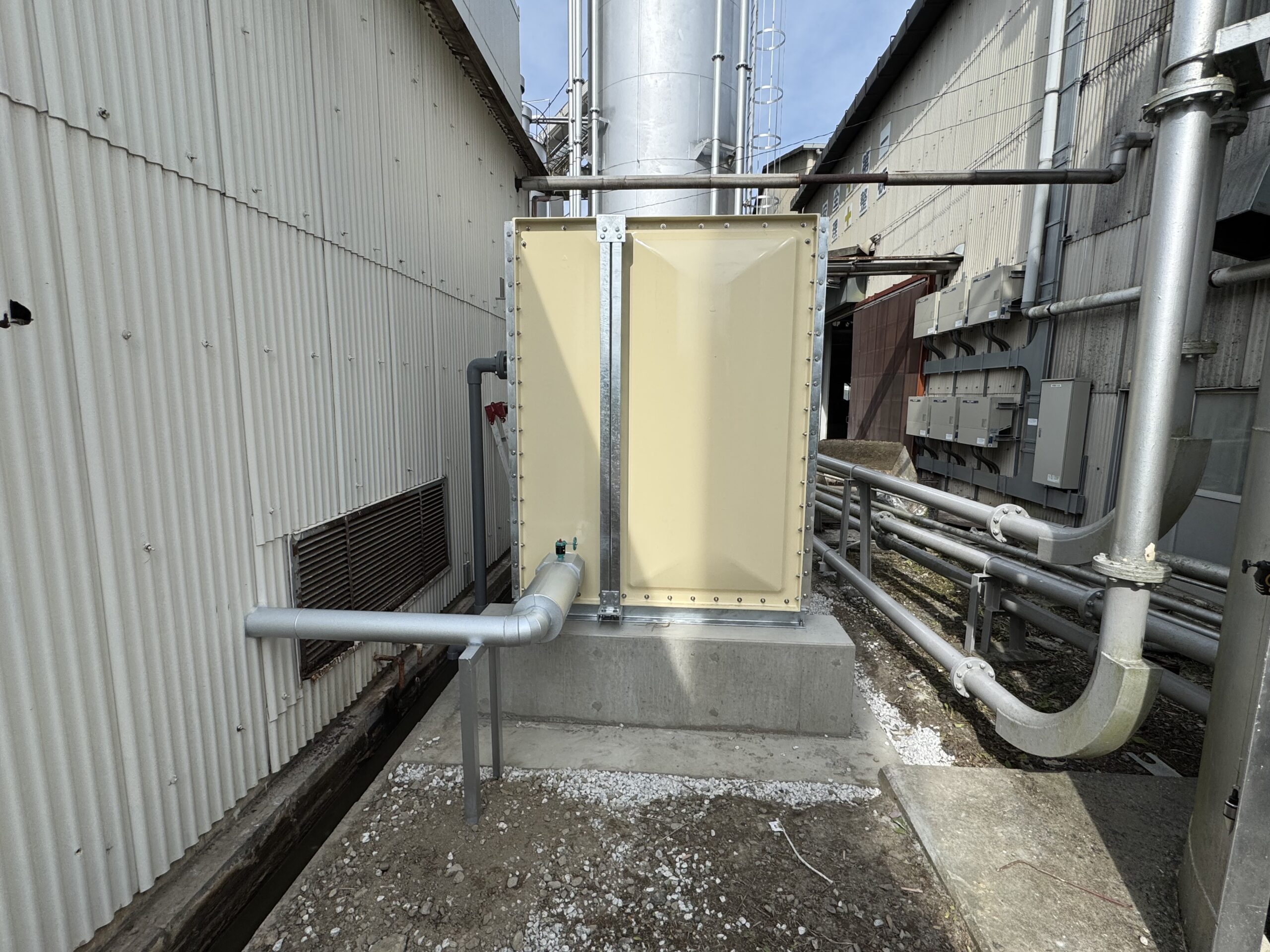 ボイラ給水タンク更新工事