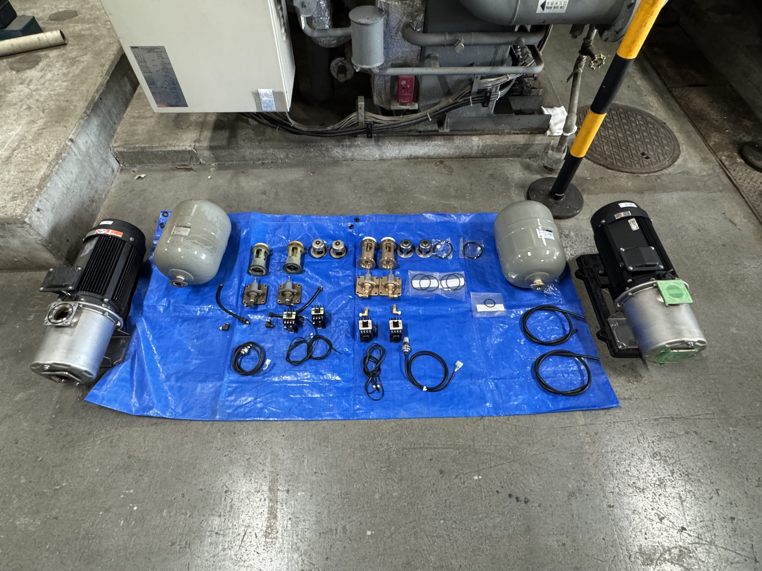 給水加圧ポンプユニットOH修繕