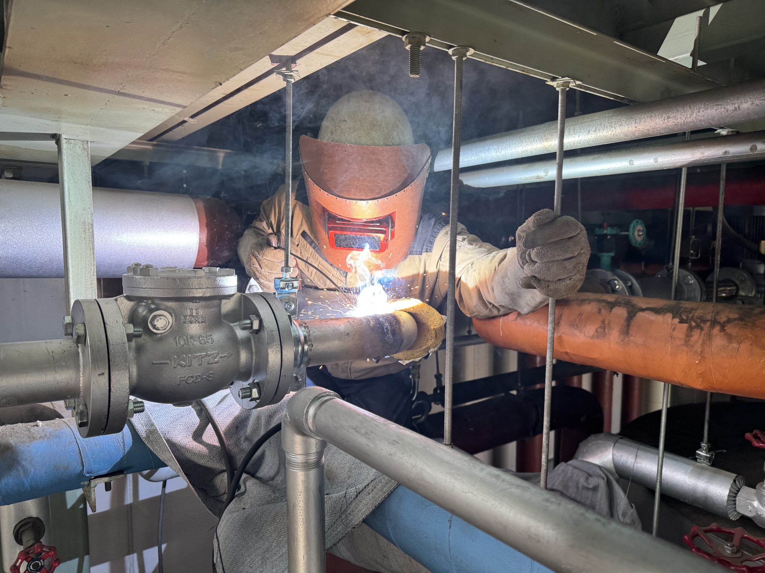 蒸気減圧弁ユニット更新工事