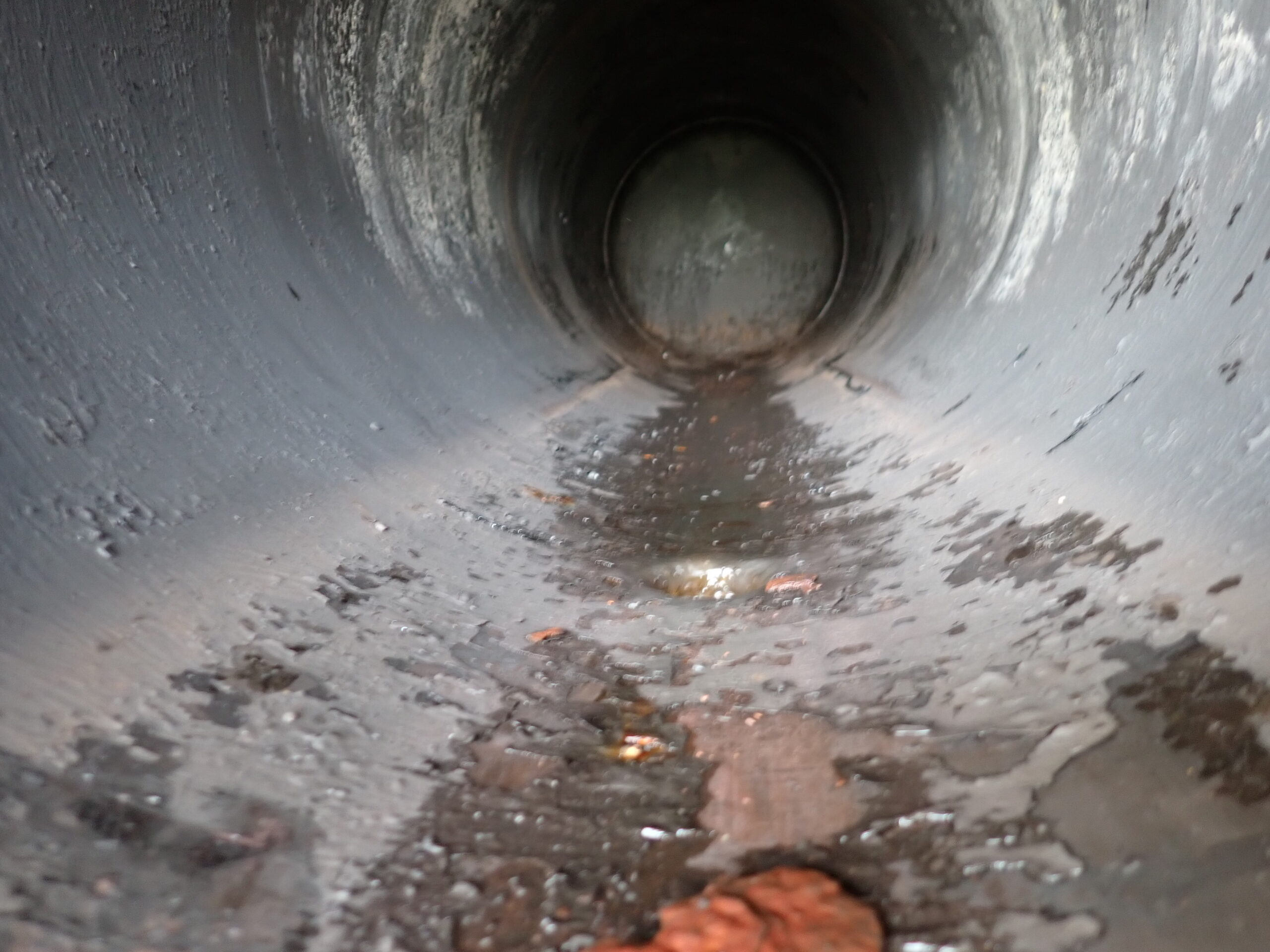 施工前の写真 熱交換器性能検査整備