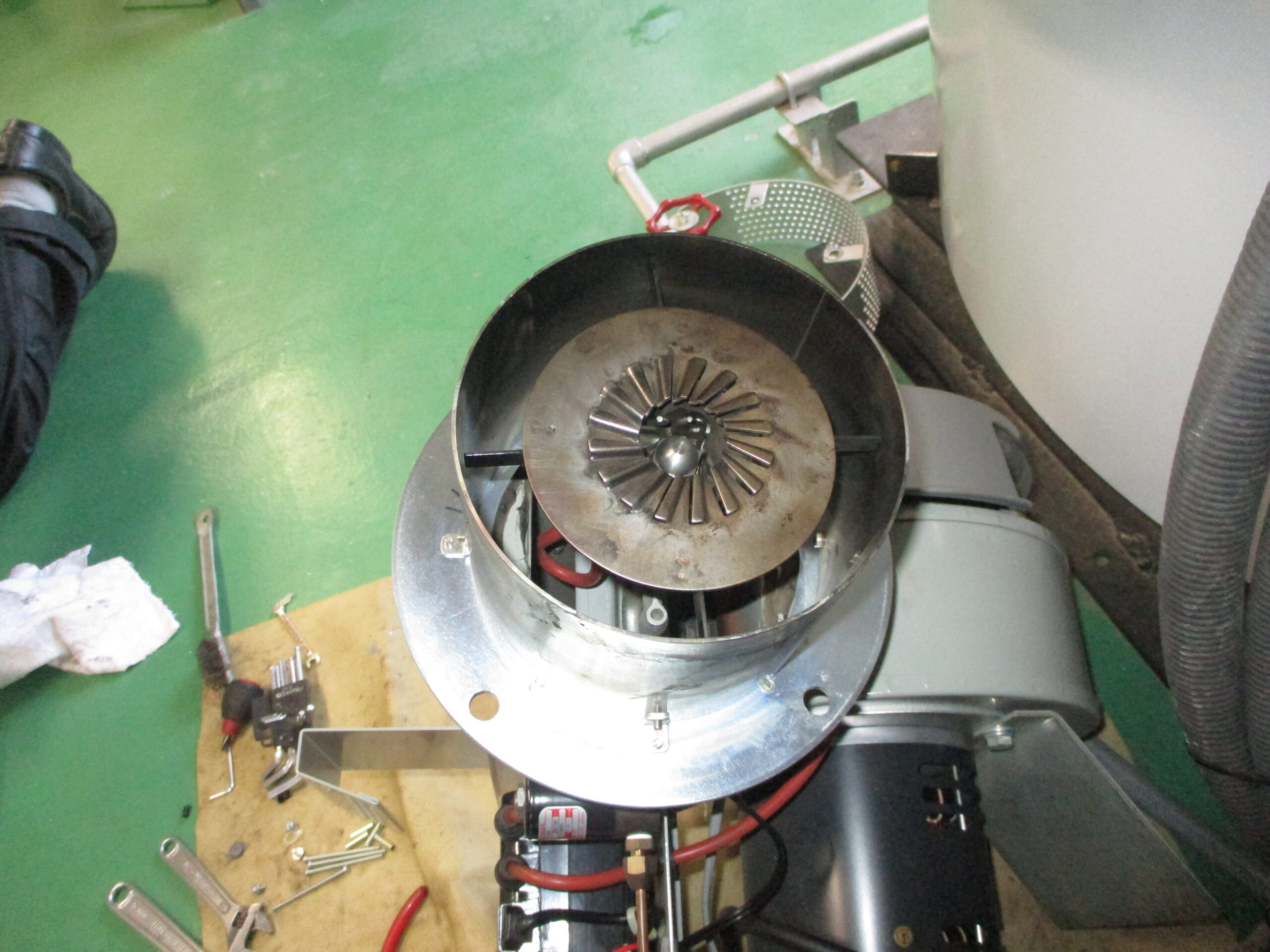 施工後の写真 バコティンヒーター定期点検作業