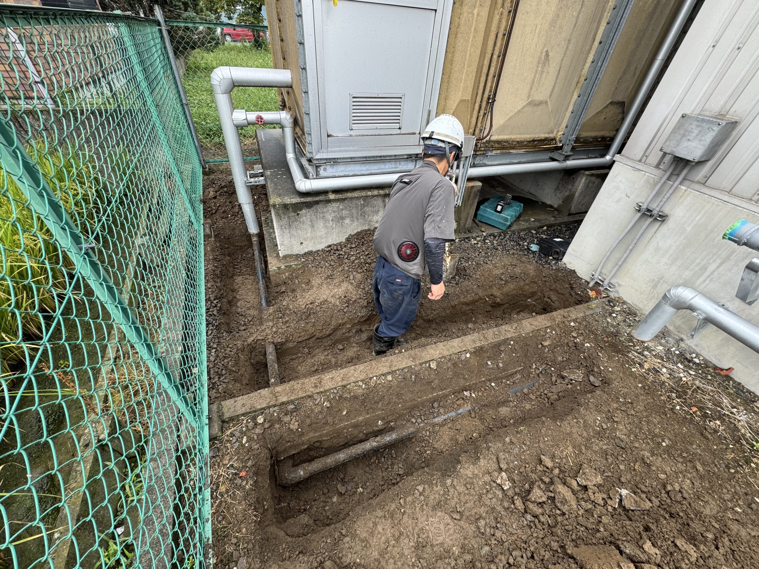 飲用水埋設配管工事